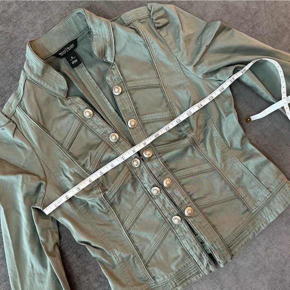 White House Black Market Military Style Blazer - Picture 4 of 8